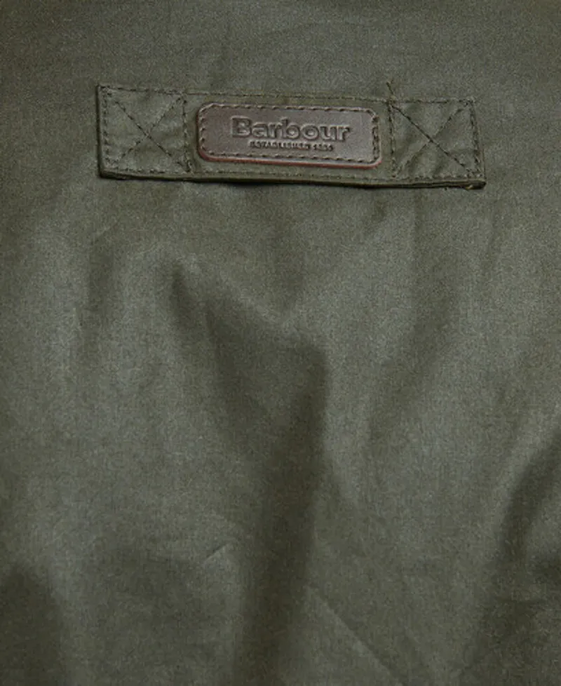 Barbour Dunlin Wax Jacket in Olive-8